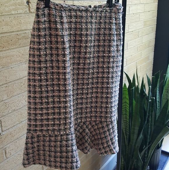 Drama Dresses & Skirts - Drama Plaid Wool Skirt - Sz 18